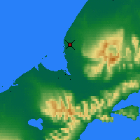 Nearby Forecast Locations - Port Heiden - Map