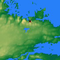 Nearby Forecast Locations - Tukialik Bay - Map