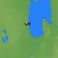 Nearby Forecast Locations - Gimli - Map