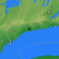 Nearby Forecast Locations - Oshawa - Map
