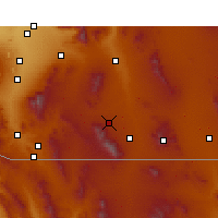 Nearby Forecast Locations - Fort Huachuca - Map