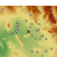 Nearby Forecast Locations - Phoenix - Map