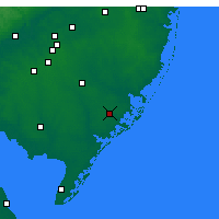 Nearby Forecast Locations - Atlantic City - Map
