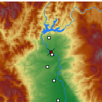 Nearby Forecast Locations - Redding - Map