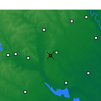 Nearby Forecast Locations - Cherryvale - Map
