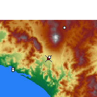 Nearby Forecast Locations - Colima - Map