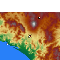 Nearby Forecast Locations - Colima - Map
