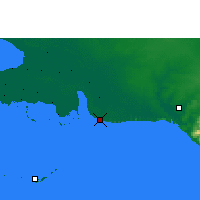 Nearby Forecast Locations - Playa Girón - Map