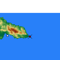 Nearby Forecast Locations - Morant Bay - Map