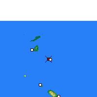 Nearby Forecast Locations - Gustavia - Map