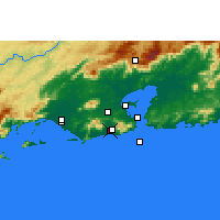 Nearby Forecast Locations - Jacarepaguá - Map