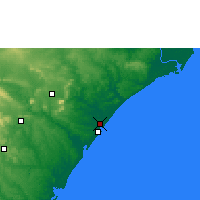 Nearby Forecast Locations - Aracaju - Map