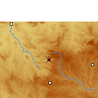 Nearby Forecast Locations - Pirenópolis - Map