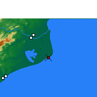 Nearby Forecast Locations - Sao Tome - Map