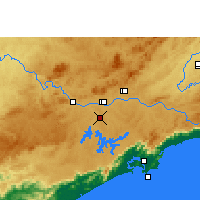 Nearby Forecast Locations - São Paulo - Map