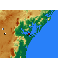 Nearby Forecast Locations - Paranaguá - Map