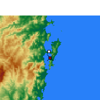 Nearby Forecast Locations - Florianópolis - Map