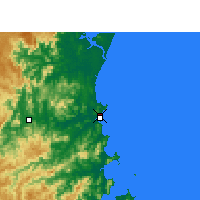 Nearby Forecast Locations - Navegantes Airport - Map