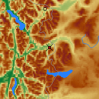Nearby Forecast Locations - Palena - Map