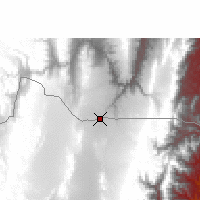 Nearby Forecast Locations - La Quiaca - Map