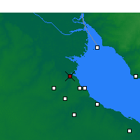 Nearby Forecast Locations - San Fernando - Map