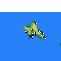 Nearby Forecast Locations - Kalaeloa - Map