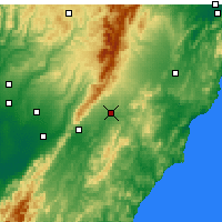 Nearby Forecast Locations - Dannevirke - Map