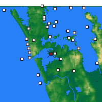 Nearby Forecast Locations - Auckland - Map