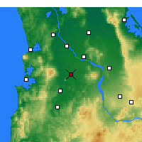 Nearby Forecast Locations - Te Awamutu - Map