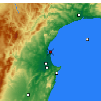 Nearby Forecast Locations - Napier - Map