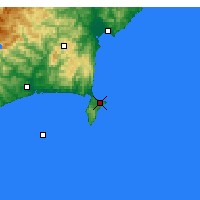 Nearby Forecast Locations - Māhia Peninsula - Map