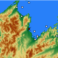 Nearby Forecast Locations - Motueka - Map