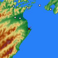 Nearby Forecast Locations - Cape Campbell - Map