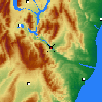 Nearby Forecast Locations - Kurow - Map