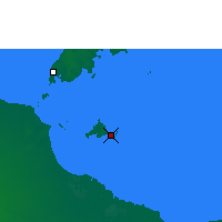 Nearby Forecast Locations - Sweers Island - Map