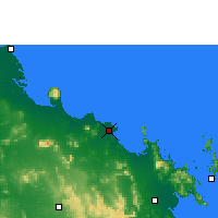 Nearby Forecast Locations - Bowen - Map