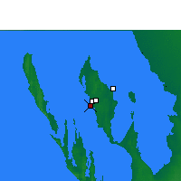 Nearby Forecast Locations - Shark Bay Denham - Map