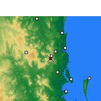 Nearby Forecast Locations - Maleny - Map