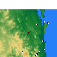 Nearby Forecast Locations - Gympie - Map