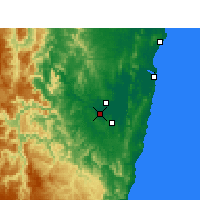 Nearby Forecast Locations - Grafton - Map