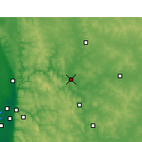 Nearby Forecast Locations - Northam - Map