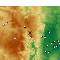Nearby Forecast Locations - Mount Boyce - Map