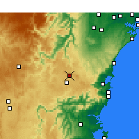 Nearby Forecast Locations - Bowral - Map