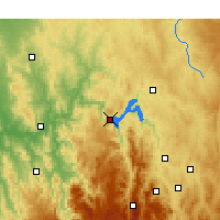 Nearby Forecast Locations - Burrinjuck Dam - Map