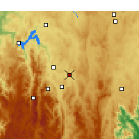 Nearby Forecast Locations - Canberra - Map
