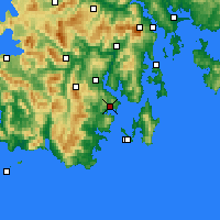 Nearby Forecast Locations - Dover - Map