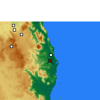 Nearby Forecast Locations - South Johnstone - Map