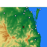 Nearby Forecast Locations - Beaudesert - Map
