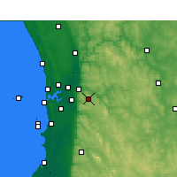 Nearby Forecast Locations - Kalamunda - Map
