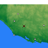 Nearby Forecast Locations - Northcliffe - Map